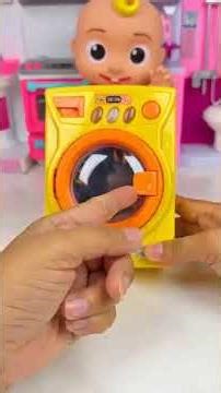 boys and washing machine set toys, satisfying with unboxing Review ,ASMR video