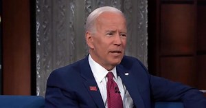Biden addresses recent gaffes during "Late Show" interview with Stephen Colbert