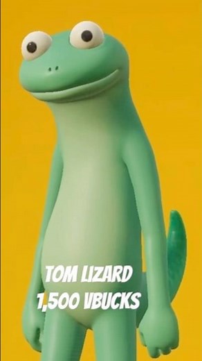 NEW tom the lizard Fortnite skins FULL cosmetic SHOWCASE