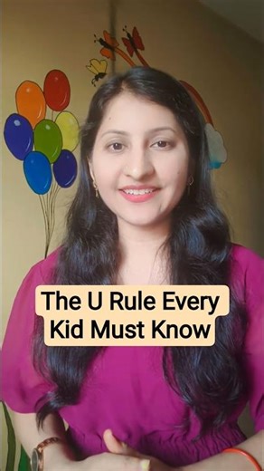 U Rule in 30 Seconds ⏱️ #english #phonicsspellingrules #shorts