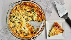 Easy Crustless Spinach Quiche Recipe - Mashed