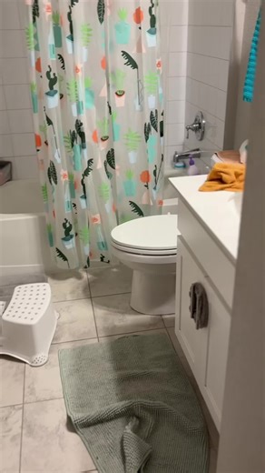 Organizing the kids bathroom!