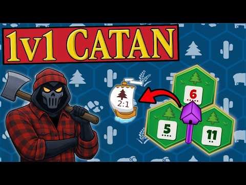 1v1 Catan - Wood Port Strategy!!!