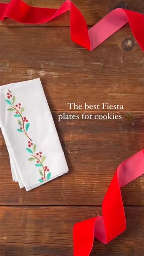 Which cookie plate are you setting out for Santa? 🍪 | Fiesta Dinnerware