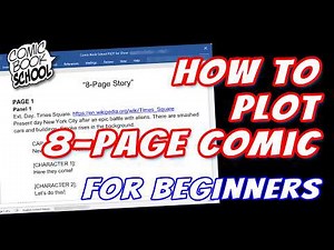 How to Plot an 8-Page Comic Story Live Demonstration of Writing Comic Books