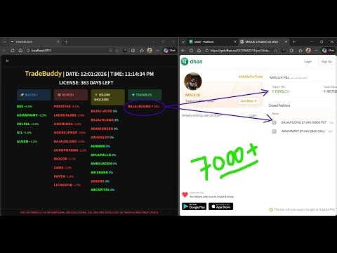 TradeBuddy | How to find Intraday Stocks? Live Proof !