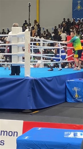 Announcing Fiji Boxing Team's Captain, Jone Davule as the Gold Medalist for the 60KG Competition. #TeamFiji #InspireFiji #sol23pacificgames VC: Team Fiji | Legend FM