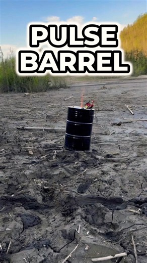 Lighting Up a Massive Pulse Jet Barrel in the Woods… The Echo Was Insane