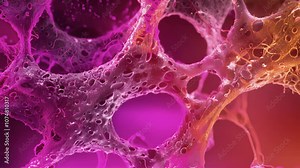 Microscopic view of the bone marrow vasculature which supplies necessary nutrients and oxygen for the growth and maturation of red cells.