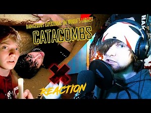 SAM AND COLBY REACTION: Dangerous Experience in World's Largest Catacombs (CLAUSTROPHOBIA)