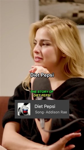The Story of 'Diet Pepsi' by Addison Rae #addisonrae