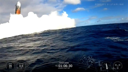 SpaceX completes a successful tenth flight test of Starship.