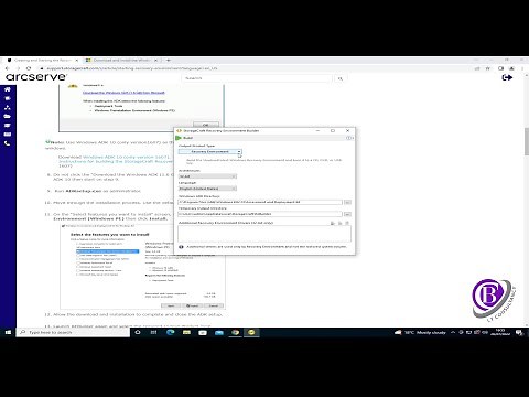 Shadowprotect Recovery Environment Creation