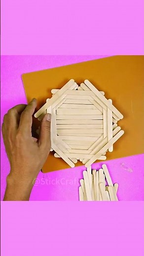 🍎 DIY Popsicle Stick Fruit Basket – Unique & Beautiful! | Stick Crafts