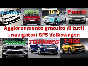 VW FREE UPDATE NAVIGATION GPS MAPS ID3 ID4 POLO GOLF TIGUAN T-ROC TCROSS PASSAT TOUAREG