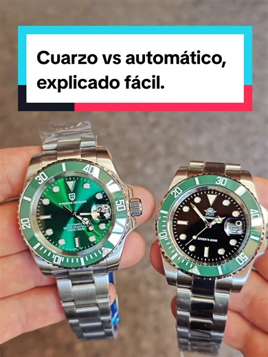 ¿Cuál es la diferencia entre un reloj de cuarzo y uno automático? ¿Cómo funciona un reloj de cuarzo por dentro? ¿Cómo funciona un reloj automático sin batería? ¿Por qué un reloj automático se mueve solo? ¿Qué tiene un reloj automático que no tiene uno de cuarzo? ¿Cuál es más preciso, un reloj de cuarzo o uno automático? ¿Por qué los relojes automáticos se paran si no se usan? ¿Vale la pena un reloj automático frente a uno de cuarzo? ¿Qué tipo de reloj es mejor para uso diario? #reloj #cuarzo #au