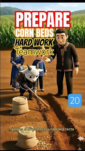 Preparing Corn Beds with Ami’s Father | Finn Babygoat Adventures