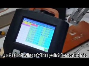 How to use and programming the soldering machine