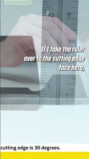 How to measure a lawn mower blade angle with a ruler. #mowerblades #diy #lawnmoweraccessories