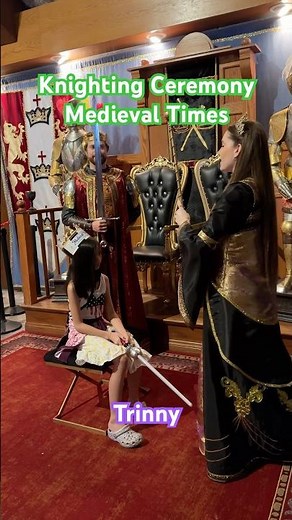 Trin’s Knighting Ceremony at Medieval Times #vlog #travel #dallas