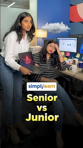 Senior vs Junior | Difference Between Junior And Senior Work | #Corportate | #Short | #Simplilearn