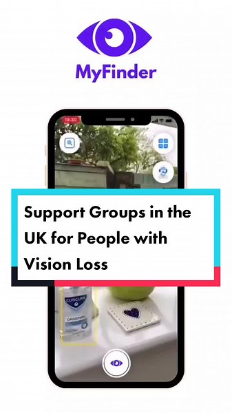 Support groups in the UK for people with vision loss! #visualimpairement #legallyblind #blind #assistivetechnology #visuallyimpaired