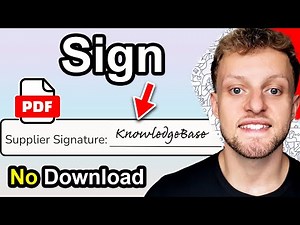 How To Add Signature in PDF Online (Free & No Download)