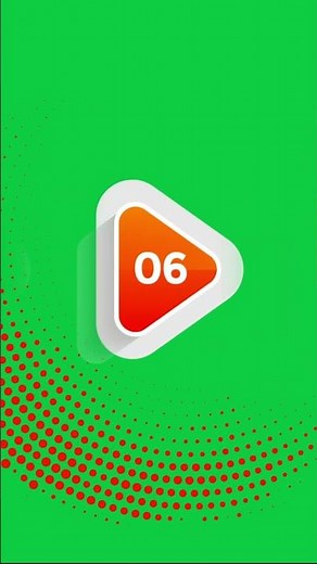 Countdown Numbers 12 to 1 Green Screen | Clean Timer FX