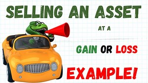 Gain or Loss on Sale of an Asset Accounting How To How to Pass Accounting Class