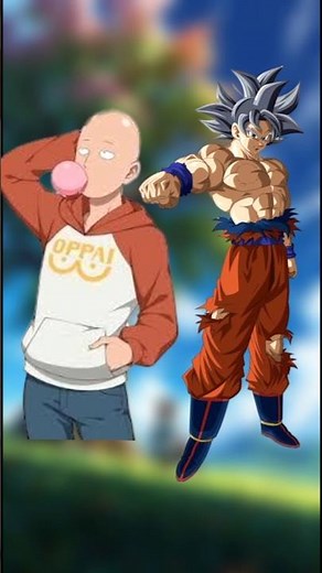 Saitama vs Goku 😱 Ultimate Power Battle | Who Wins? 💥#anime #jujutsukaisen #animeedit