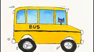 【Super simple songs】The Wheels on the Bus(3)Pete the Cat