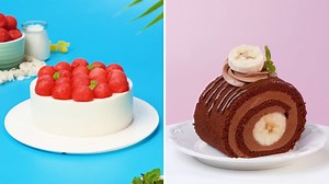 Watermelon Cake And Banana Roll