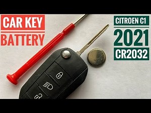 Citroen C1 C2 C5 DS3 DS4 Relay Grand C4 Picasso Key Fob Remote Battery Replacement 2015 - 2022