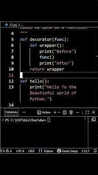Day 23: Decorators in Python