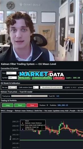 Kalman Filter Trading System: Generating Trades & Make Real Money