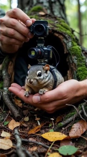 Life of Flying Squirrels — Micro Camera Inside Tree Home