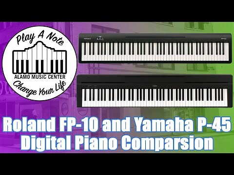 Roland FP10 vs Yamaha P45 Digital Piano Comparison - Which One Would You Prefer?
