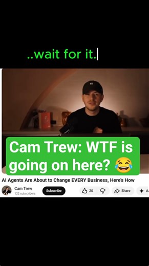 Cam Trew: WTF is going on here? 😂