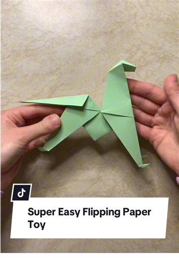Super Easy Flipping Paper Toy Tutorial