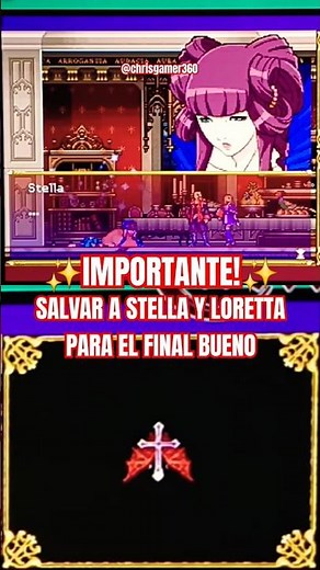 How to Get the Good Ending by Saving Stella and Loretta in Castlevania: Portrait of Ruin #tutorial