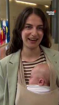 Baby’s 1st negotiation: Swedish minister brings 3-month-old baby to EU council meeting 👶🍼