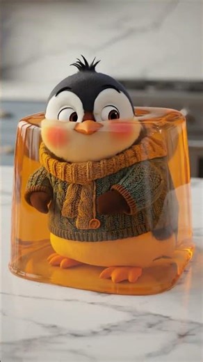 Pipo’s Jelly Castle Disaster 😱🥺🍮 #pipothepenguin #jelly