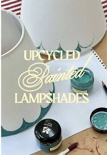 DIY Painted Lampshade Tutorial: Easy Upcycle Project