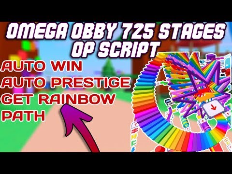 [NEW] oMega Obby 🌟 725 Stages! Script (2025) PASTEBIN - Auto Win | Auto Prestige | Get Rainbow Path