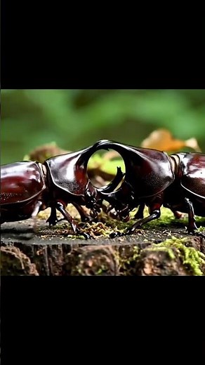 Two Rhino Beetles Clash! Nature's Ultimate Showdown | Epic Beetle Battle
