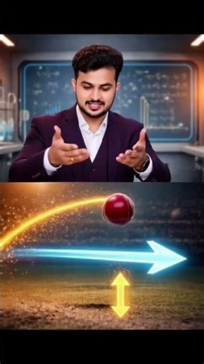 Projectile Motion Explained in 30 Seconds | Parabola Path Concept 🚀 #neet2026 #neetaspirents