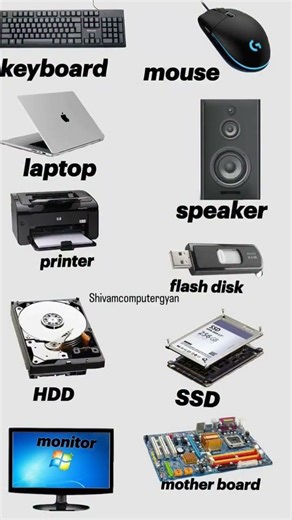 Computer Components Name #window#sorts #short video #sort#hdd #ssd #computer#components 📸