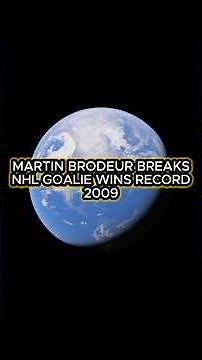 MARTIN BRODEUR BREAKS PATRICK ROY’S WINS RECORD - 2009