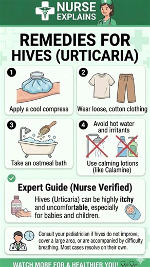 Stop the Itch! 5 Fast Home Remedies for Hives Urticaria 🌡️🧴 #shorts