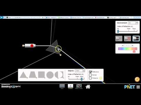 pHet Simulation-Bending Light